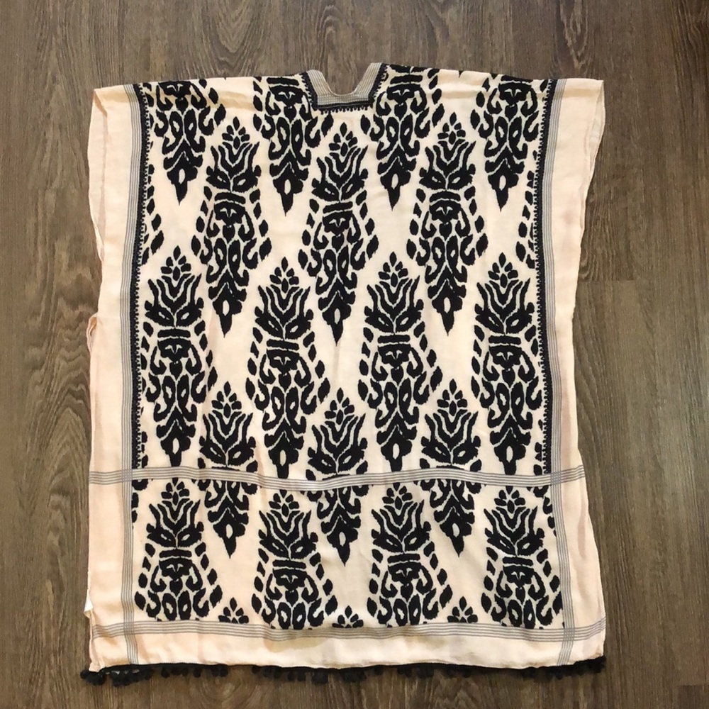 Vintage Swim Cover With Pom Pom Fringe - Picture 13 of 16
